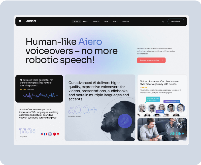 AI Agency & Technology HTML Template