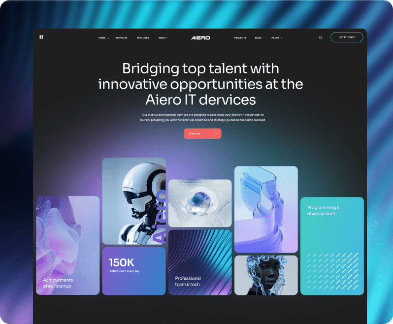 AI Agency & Technology HTML Template