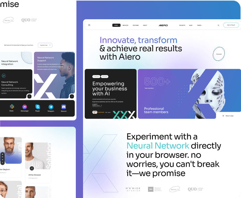 AI Agency & Technology HTML Template