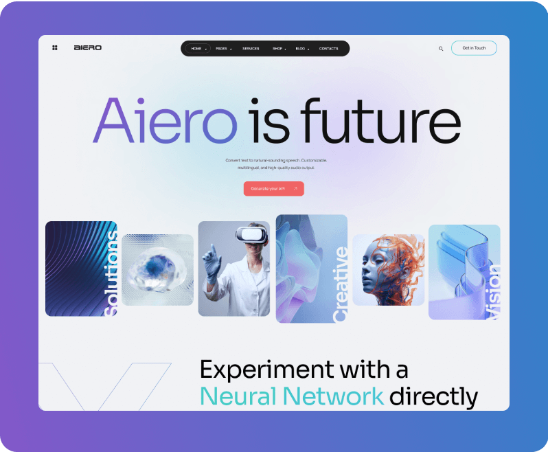AI Agency & Technology HTML Template
