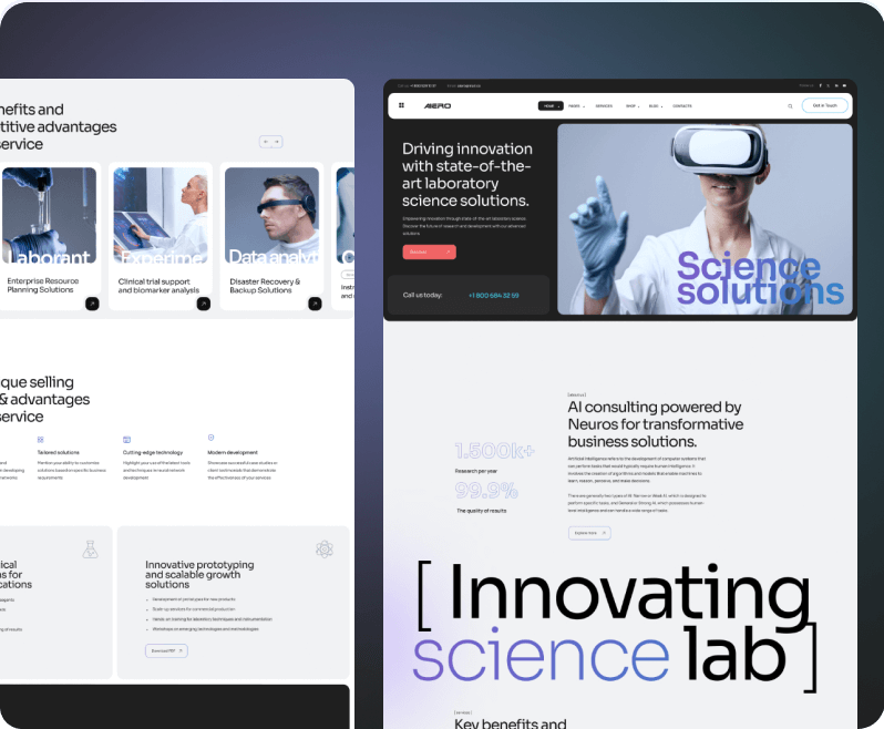 AI Agency & Technology HTML Template