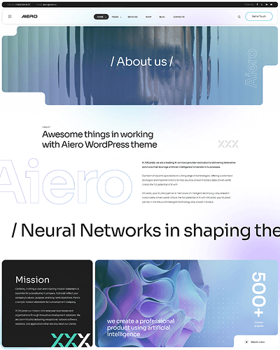 AI Agency & Technology HTML Template